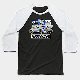 NISSAN GTR R34 Baseball T-Shirt